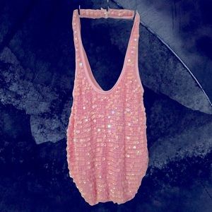 NWT pink sequin purse